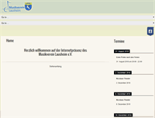 Tablet Screenshot of musikverein-lausheim.de